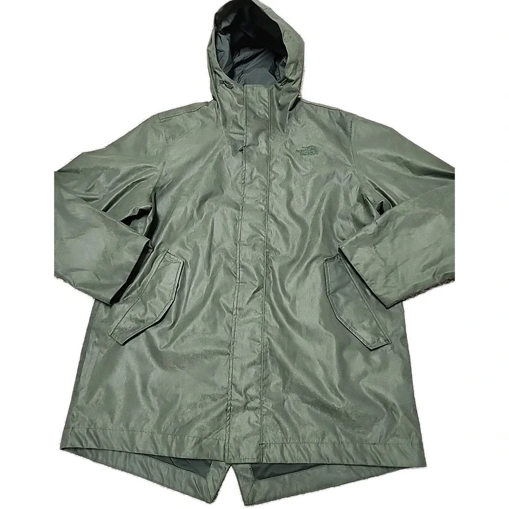 The North Face MEN'S ELMHURST TRI CLIMATE JACKET Rosin Green SIZE XL Outer Only